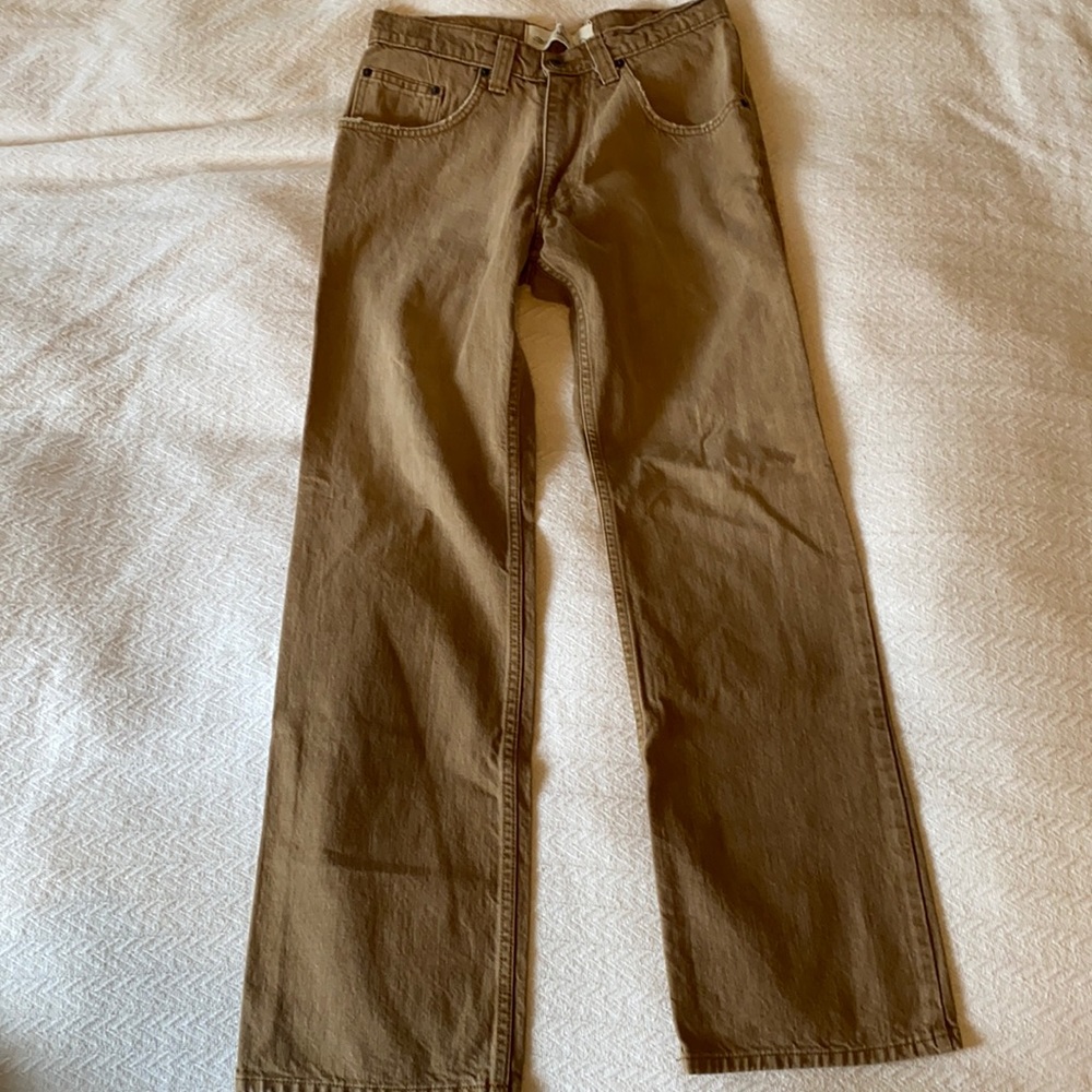 Matix oblique desert by Marc Johnson Tan Denim